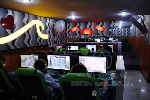 南京名典网吧装修效果图